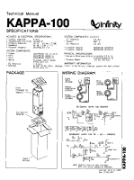 Infinity Kappa-100-Technical-Manual